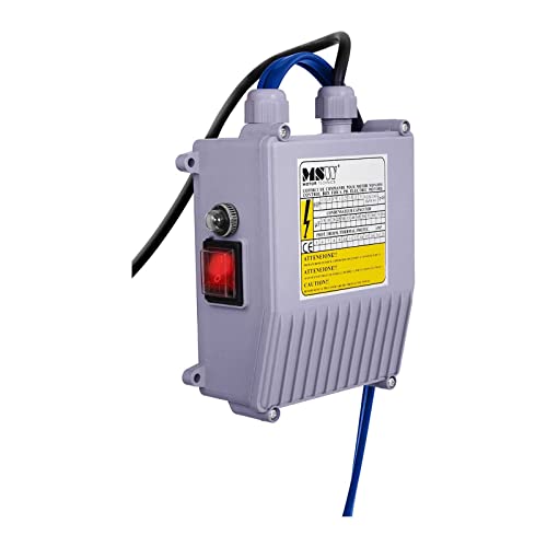 4 Zoll Tiefbrunnenpumpe MSW-SPP48-110 für 10.800 l/h und 54 m Förderhöhe mit Schaltkasten - 2