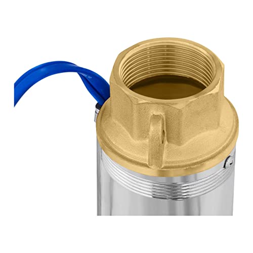 4 Zoll Tiefbrunnenpumpe MSW-SPP48-110 für 10.800 l/h und 54 m Förderhöhe mit Schaltkasten - 3