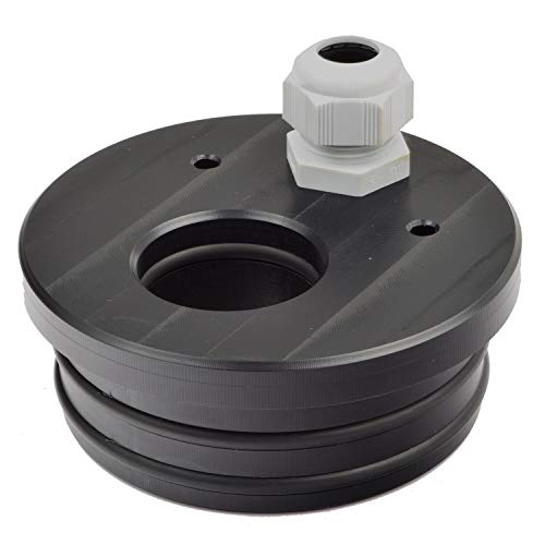 Brunnenkopf für DN 100 mm Brunnenrohr mit 1 Zoll (32 mm) Durchführung