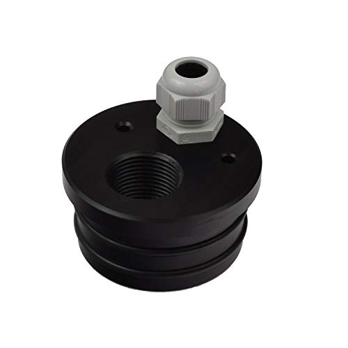 Brunnendeckel für DN 80 mm Brunnenrohr mit 1 Zoll (32 mm) Gewindeanschluss