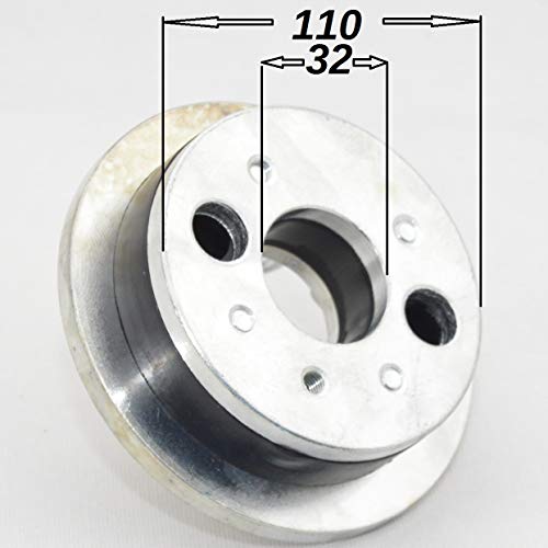 Brunnenkopf für DN 110 mm Brunnenrohr mit 1 Zoll (32 mm) Durchführung - 3