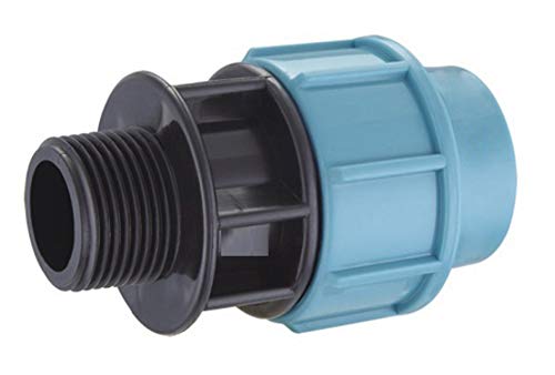 Rohrverbinder 1 Zoll (32 mm) Rohranschluss auf 0,5 Zoll (1/2 Zoll) Gewindeanschluss