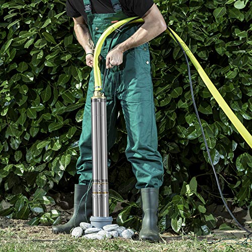 4 Zoll Tiefbrunnenpumpe TDP 7500 E für 4.800 l/h und 93 m Förderhöhe mit Schaltkasten von Trotec - 6