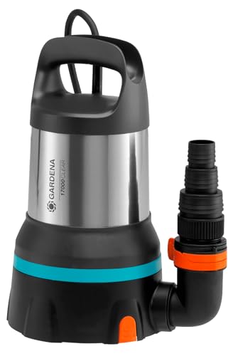 Gardena Zisternentauchpumpe 17000 Aquasensor mit 0,9 bar Maximaldruck und 17000 l/h Förderleistung