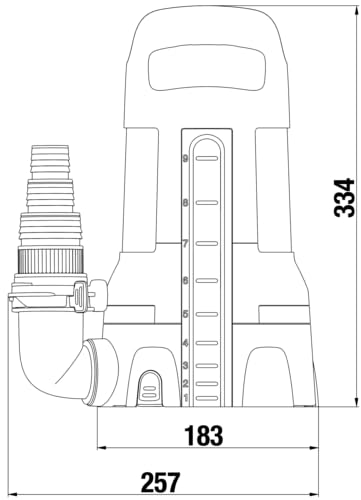 Gardena Zisternentauchpumpe 17000 Aquasensor mit 0,9 bar Maximaldruck und 17000 l/h Förderleistung - 5
