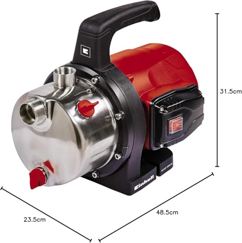 Einhell Saugpumpe GC-GP 1250 N mit 5,0 bar Maximaldruck und 5000 l/h Förderleistung - 12