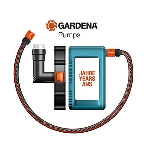 Gardena Classic Gartenpumpe 3500/4: Bewässerungspumpe für den Einsatz im Freien mit 3600 l/h Fördermenge, 800 W Motor, mit Wasser-Ablassschraube, wartungsfrei, doppeltes Dichtungssystem (1709-20) - 13