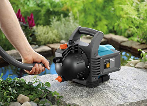Gardena Classic Gartenpumpe 3500/4: Bewässerungspumpe für den Einsatz im Freien mit 3600 l/h Fördermenge, 800 W Motor, mit Wasser-Ablassschraube, wartungsfrei, doppeltes Dichtungssystem (1709-20) - 4