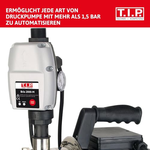 T.I.P. 30241 Elektronische Pumpensteuerung BRIO 2000 M, für alle Tauchdruck-, Tiefbrunnen-, Zisternen- und Gartenpumpen ab 1,5 bar - 2