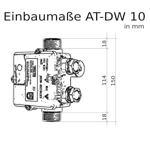 Elektrischer Druckschalter AT-DW-10 bis 1,1 kW mit Rückschlagventil - 6