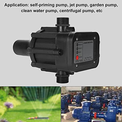 LANTRO JS - 220V Druckschalter Elektrisch Druckwächter Automatisch Selbstansaugende Pumpe für Hauswasserwerk Gartenpumpe - 4