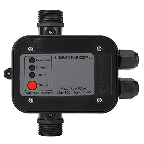 LANTRO JS - 220V Druckschalter Elektrisch Druckwächter Automatisch Selbstansaugende Pumpe für Hauswasserwerk Gartenpumpe - 5