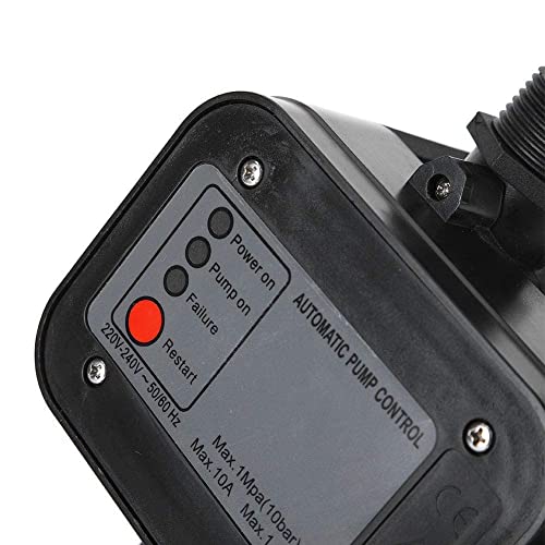 LANTRO JS - 220V Druckschalter Elektrisch Druckwächter Automatisch Selbstansaugende Pumpe für Hauswasserwerk Gartenpumpe - 9