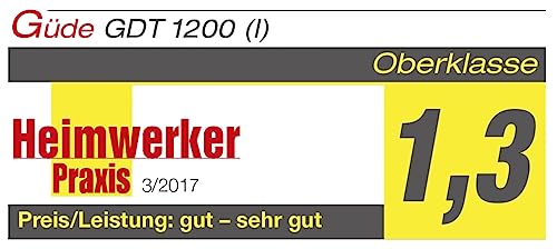 Güde Drucktauchpumpe GDT 1200 I (1200 W, Fördervolumen: 6000 l/h, max. Förderhöhe: 40 m, max. Eintauchtiefe: 12 m, 4 Noryllaufräder, Welle & Pumpenfuß aus Edelstahl, Rückschlagventil, 15m Nylon Seil) - 7