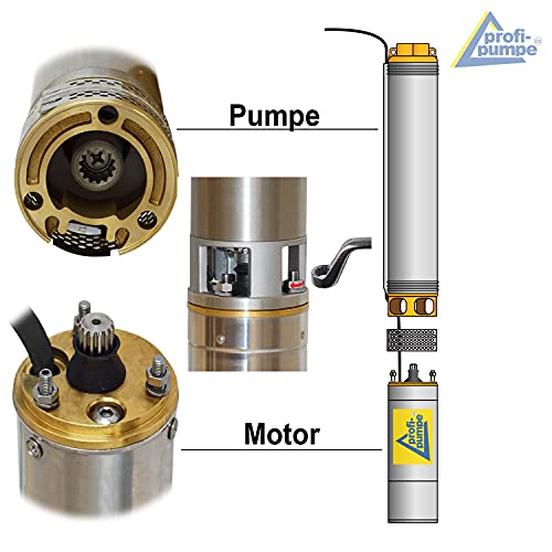 BRUNNENPUMPE 2 Zoll Brunnen-Star-370W - Die SCHLANKE TIEFBRUNNENPUMPE mit hoher Leistung! - 4