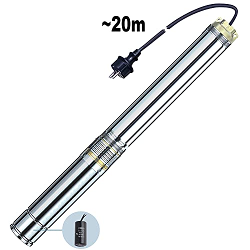 BRUNNENPUMPE 2 Zoll Brunnen-Star-370W - Die SCHLANKE TIEFBRUNNENPUMPE mit hoher Leistung! - 8