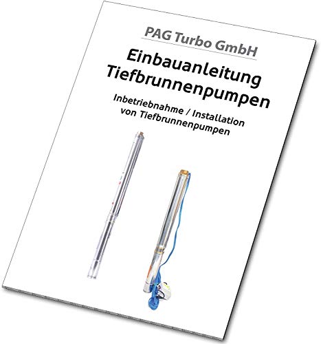 3 Zoll Tiefbrunnenpumpe sandverträglich mit 6,2 bar Maximaldruck und 6000 l/h Förderleistung - 3